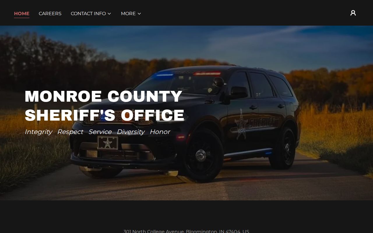 Monroe County most wanted official Sheriff navigation